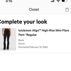 Lululemon Align Mini Flare Leggings